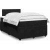 Box spring postel s matrací 120 x 200 cm samet [3290027] (Barva Růžová)