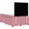 Box spring postel s matrací 120 x 200 cm samet [3292312] (Barva Černá)