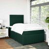 Box spring postel s matrací 120 x 200 cm samet [3292312] (Barva Černá)