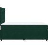 Box spring postel s matrací 120 x 200 cm samet [3292312] (Barva Černá)