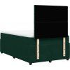 Box spring postel s matrací 120 x 200 cm samet [3292312] (Barva Černá)