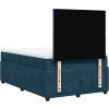 Box spring postel s matrací 120 x 200 cm samet [3292312] (Barva Černá)