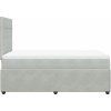 Box spring postel s matrací 120 x 200 cm samet [3294612] (Barva Černá)