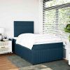 Box spring postel s matrací 120 x 200 cm samet [3294612] (Barva Černá)