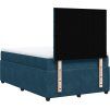 Box spring postel s matrací 120 x 200 cm samet [3294612] (Barva Černá)