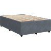 Box spring postel s matrací 120 x 200 cm samet [3294612] (Barva Černá)