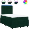 Box spring postel s matrací 120 x 200 cm samet [3294612] (Barva Černá)