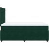 Box spring postel s matrací 120 x 200 cm samet [3294612] (Barva Černá)