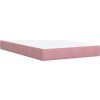 Box spring postel s matrací 120 x 200 cm samet [3294612] (Barva Černá)