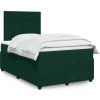 Box spring postel s matrací 120 x 200 cm samet [3294612] (Barva Černá)