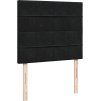Box spring postel s matrací 120 x 200 cm samet [3294612] (Barva Černá)