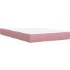 Box spring postel s matrací 120 x 200 cm samet [3290014] (Barva Modrá)