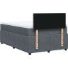 Box spring postel s matrací 120 x 200 cm samet [3290014] (Barva Modrá)