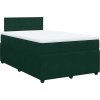 Box spring postel s matrací 120 x 200 cm samet [3290014] (Barva Modrá)