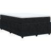 Box spring postel s matrací 120 x 200 cm samet [3285633] (Barva Tmavě šedá)