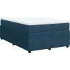 Box spring postel s matrací 120 x 200 cm samet [3285633] (Barva Tmavě šedá)