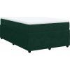 Box spring postel s matrací 120 x 200 cm samet [3285633] (Barva Tmavě šedá)