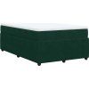 Box spring postel s matrací 120 x 200 cm samet [3285633] (Barva Tmavě šedá)