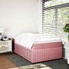 Box spring postel s matrací 120 x 200 cm samet [3285633] (Barva Tmavě šedá)