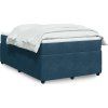 Box spring postel s matrací 120 x 200 cm samet [3285633] (Barva Tmavě šedá)