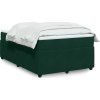 Box spring postel s matrací 120 x 200 cm samet [3285633] (Barva Tmavě šedá)