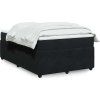 Box spring postel s matrací 120 x 200 cm samet [3285633] (Barva Tmavě šedá)