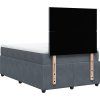 Box spring postel s matrací 120 x 200 cm samet [3292309] (Barva Růžová)