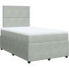 Box spring postel s matrací 120 x 200 cm samet [3292309] (Barva Růžová)