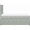 Box spring postel s matrací 120 x 200 cm samet [3292309] (Barva Růžová)