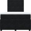 Box spring postel s matrací 120 x 200 cm samet [3292309] (Barva Růžová)