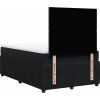 Box spring postel s matrací 120 x 200 cm samet [3292309] (Barva Růžová)