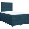 Box spring postel s matrací 120 x 200 cm samet [3292309] (Barva Růžová)