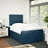 Box spring postel s matrací 120 x 200 cm samet [3292309] (Barva Růžová)
