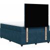 Box spring postel s matrací 120 x 200 cm samet [3292309] (Barva Růžová)