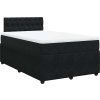 Box spring postel s matrací 120 x 200 cm samet [3287717] (Barva Tmavě šedá)