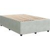 Box spring postel s matrací 120 x 200 cm samet [3287717] (Barva Tmavě šedá)