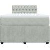 Box spring postel s matrací 120 x 200 cm samet [3290018] (Barva Černá)