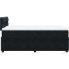 Box spring postel s matrací 120 x 200 cm samet [3290018] (Barva Černá)