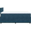 Box spring postel s matrací 120 x 200 cm samet [3287704] (Barva Světle šedá)