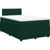 Box spring postel s matrací 120 x 200 cm samet [3287704] (Barva Světle šedá)