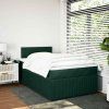 Box spring postel s matrací 120 x 200 cm samet [3287704] (Barva Světle šedá)