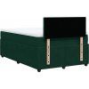 Box spring postel s matrací 120 x 200 cm samet [3287704] (Barva Světle šedá)