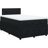 Box spring postel s matrací 120 x 200 cm samet [3287704] (Barva Světle šedá)