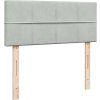 Box spring postel s matrací 120 x 200 cm samet [3287714] (Barva Modrá)