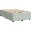 Box spring postel s matrací 120 x 200 cm samet [3287714] (Barva Modrá)