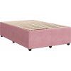 Box spring postel s matrací 120 x 200 cm samet [3287714] (Barva Modrá)