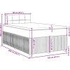 Box spring postel s matrací 120 x 200 cm samet [3287714] (Barva Modrá)