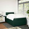 Box spring postel s matrací 120 x 200 cm samet [3287714] (Barva Modrá)