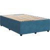 Box spring postel s matrací 120 x 200 cm samet [3287714] (Barva Modrá)