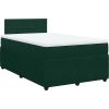 Box spring postel s matrací 120 x 200 cm samet [3287714] (Barva Modrá)